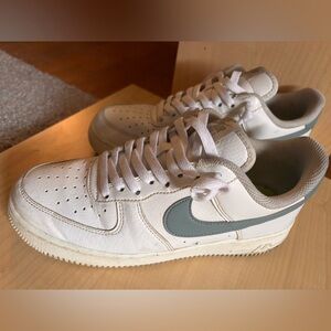 Nike White and Gray Athletic Shoes